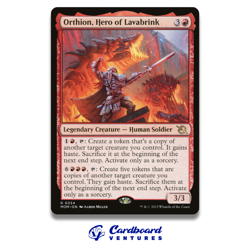 Orthion, Hero of Lavabrink #334 (NM) March of the Machine (MOM) Magic (MTG) - Image 1