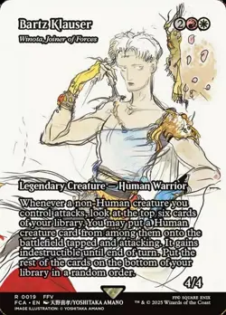Bartz Klauser Showcase Final Fantasy MTG NM - Image 1