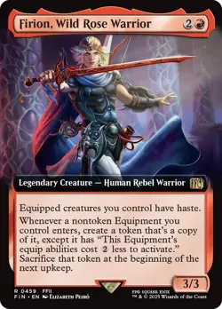 Firion, Wild Rose Warrior Extended Art Final Fantasy MTG NM - Image 1
