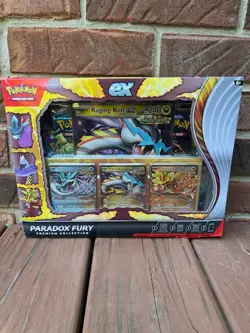 BRAND NEW Pokemon TCG: Paradox Fury Premium Collection Box - FACTORY SEALED - Image 1