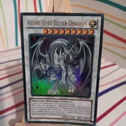 Yugioh Azure-Eyes Silver Dragon SDBE-EN040 Ultra Rare NM - Image 1