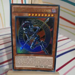 Yugioh Dark Magician of Chaos YGLD-ENC02 ULTRA RARE NM FAST SHIPPING - Image 1