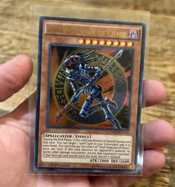 Yugioh Dark Magician of Chaos YGLD-ENC02 ULTRA RARE NM FAST SHIPPING - Image 1
