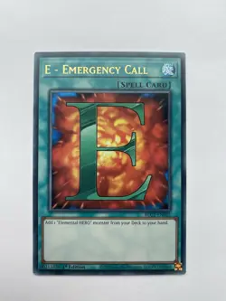 YuGiOh! E - Emergency Call BLC1-EN032 Gold Ultra Rare 1st Edition - Image 1