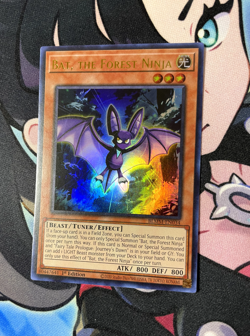 Bat, the Forest Ninja BLMM-EN034 ULTRA RARE - Near Mint 1st Edition YUGIOH - Image 2