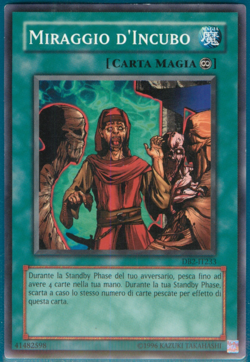 MIRAGGIO D'INCUBO • (Mirage Of Nightmare) • Comune • DB2 IT233 • Unl • Yugioh! - Image 1