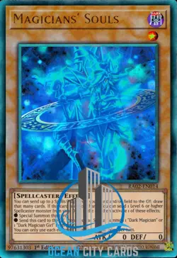 Yugioh Magicians Souls Ultimate Rare RA02 EN014 1st Ed - Image 1