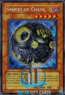 Yugioh Sphere of Chaos RGBT-EN093 Secret Rare Unlimited - Image 1
