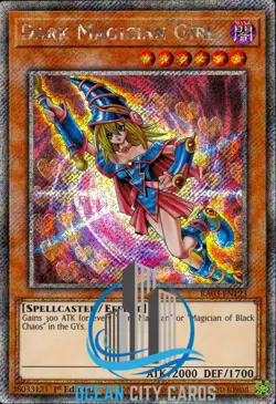 Yugioh Dark Magician Girl RA03-EN123 Platinum Rare NM - Image 1