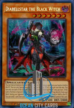Yugioh MP24-EN109 Diabellstar the Black Witch - Prismatic Secret Rare 1st Ed - Image 1