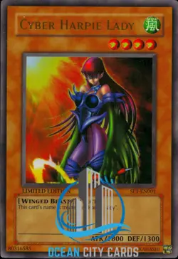 Yugioh Cyber Harpie Lady Ultra Rare Limited Edition SP1-EN001 - Image 1