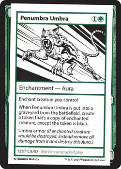 Penumbra Umbra x1 1x Mystery Booster 2 Playtest Card NM MTG - Image 1