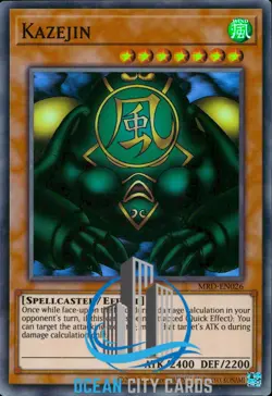 Yugioh Kazejin Super Rare MRD-EN026 NM 25th Anniversary - Image 1