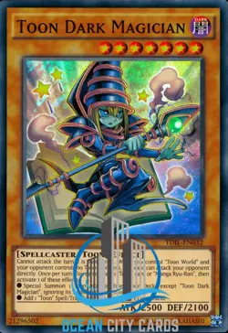 Yugioh Toon Dark Magician TDIL-EN032 Super Rare 1st Edition - Image 1
