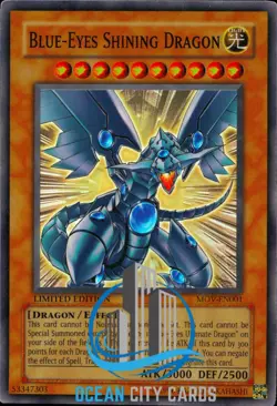 Yugioh Blue Eyes Shining Dragon MOV-EN001 Super Rare - Image 5