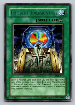 Different Dimension Gare Rare 1996 Yu-Gi-Oh! Trading Card Game Konami YuGiOh - Image 1