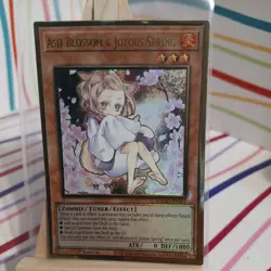 *** ASH BLOSSOM & JOYOUS SPRING *** GOLD RARE MAGO-EN011 YUGIOH! ALTERNATE ART - Image 1