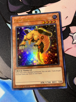 Gem-Armadillo BLMM-EN108 ULTRA RARE - Near Mint 1st Edition YUGIOH - Image 1