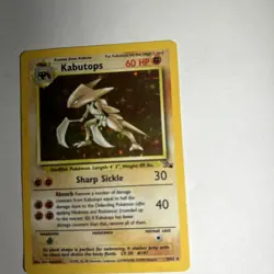 1999 Pokemon TCG Kabutops Holo Rare Card 9/62 Fossil+ Kangaskhan Holo 5/64 - Image 5