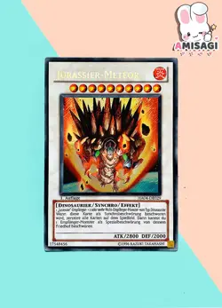 Yu-Gi-Oh! - Jurassier-Meteor HA04-DE029 Karte Trading Card TCG Secret Rare - Image 1