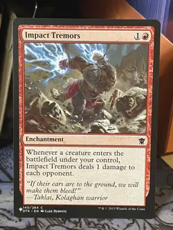 Impact Tremors Dragons of Tarkir Regular The List Mystery NM MTG Magic Card - Image 1