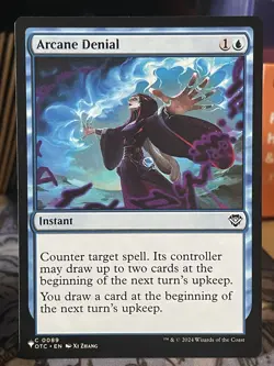 Arcane Denial Commander The List Mystery NM MTG Magic Card - Image 1