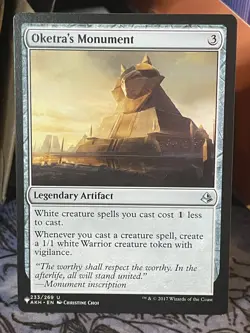 Oketra's Monument Amonkhet Regular The List Mystery NM MTG Magic Card - Image 1
