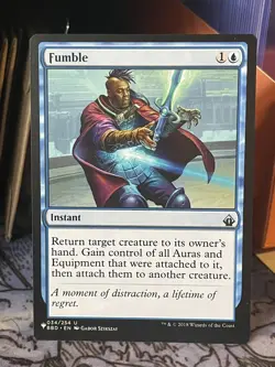 Fumble The List Reprints Regular The List Mystery NM MTG Magic Card - Image 1