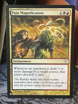 Pain Magnification Dissension Regular The List Mystery NM MTG Magic Card - Image 1