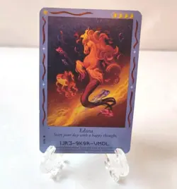 Bella Sara Rare Card Magical Friends 49/86 Start Day With Happy Thought - Image 1