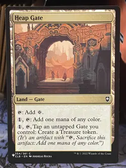 Heap Gate Commander Legends: Baldur's Gate Regular The List Mystery NM MTG Magic - Image 1