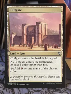 Cliffgate Commander Legends:Baldur's Gate Regular The List Mystery NM MTG Magic - Image 1