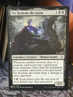 Syr Konrad, the Grim Throne of Eldraine Regular The List Mystery NM MTG Magic - Image 1