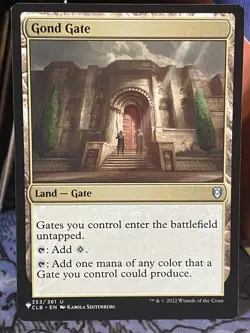 Gond Gate Commander Legends: Baldur's Gate Regular The List Mystery NM MTG Magic - Image 1