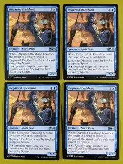 Departed Deckhand x4 Core Set 2019 M19 4x MTG Magic the Gathering - Image 1