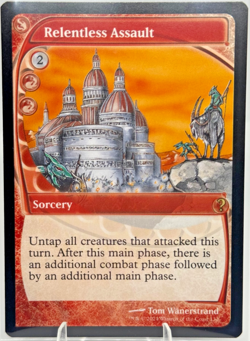 Relentless Assault (Future Sight) Mystery Booster 2 Regular MTG NM Magic Card - Image 1