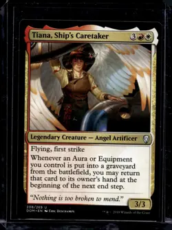 Tiana, Ship's Caretaker (208) Dominaria DOM MTG Magic - Image 1