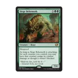 WOTC MtG Commander 2014 Siege Behemoth (R) EX - Image 1