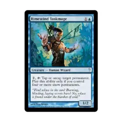 WOTC MtG Coldsnap Rimewind Taskmage (C) (Foil) NM - Image 1