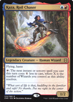 ZNR KAZA ROIL CHASER 1x Rare Magic Zendikar Rising MTG NM - Image 1