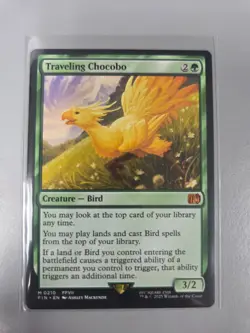 MTG - Traveling Chocobo - Regular Mythic #210 - Final Fantasy NM - Image 1