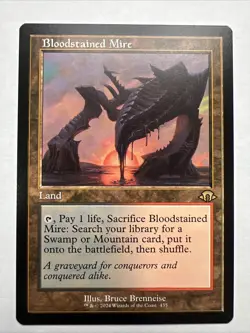MTG Bloodstained Mire (Retro Frame) Modern Horizons 3 NM - Image 1