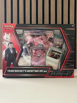 Pokemon TCG Destined Rivals Team Rockets Mewtwo EX Box Set - Image 1