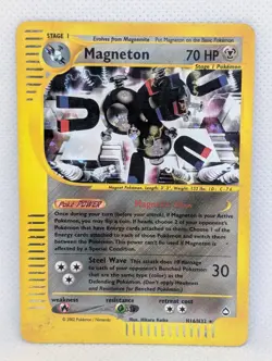 Magneton H16/H32 Aquapolis Holo Ultra Rare Pokemon TCG Nintendo e-reader LP - Image 1