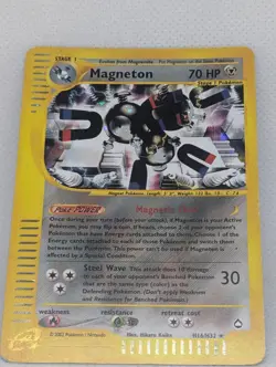 Magneton H16/H32 Aquapolis Holo Ultra Rare Pokemon TCG Nintendo e-reader LP - Image 3