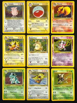 Complete Jungle Set 64/64 Pokemon Cards WOTC TCG 1999 Jolteon Flareon Vaporeon - Image 1