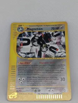 Magneton H16/H32 Aquapolis Holo Ultra Rare Pokemon TCG Nintendo e-reader MP - Image 3