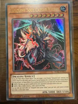 Yugioh Vanquish Soul Caesar Valius WISU-EN021 1st Edition Ultra Rare NM/M - Image 1