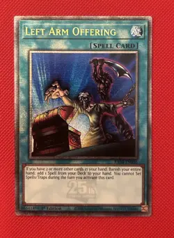Left Arm Offering - RA04-EN086 - Quarter Century Rare - Yugioh - Image 1