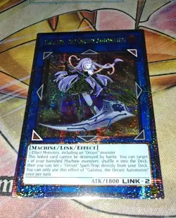 x1 Galatea, the Orcust Automaton - Quarter Century Secret Rare - YuGiOh! NM RA03 - Image 1